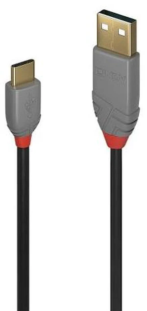 Lindy 2m USB 2.0 Type A to C Cable, Anthra Line - 36887 Lindy 2m USB 2.0 Type A to C Cable, Anthra Line - 36887