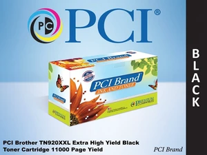 PCI Brand TN920XXL-PCI Super High-Yield Black Laser Toner Cartridge 11,000 Pages Replacement for Brother TN920XXL / TN920XL / TN920 PCI Brand TN920XXL-PCI Super High-Yield Black Laser Toner Cartridge 11,000 Pages Replacement for Brother TN920XXL / TN920XL / TN920