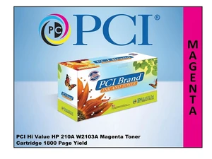 PCI Hi-Value W2103A-PCI Standard Yield Magenta Laser Toner Cartridge 1,800 Pages Replacement for HP 210A / W2103A PCI Hi-Value W2103A-PCI Standard Yield Magenta Laser Toner Cartridge 1,800 Pages Replacement for HP 210A / W2103A