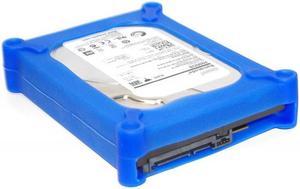 NEON Drive  Soft Silicone Protective Case for 3.5-inch hard drive / SSD - Blue