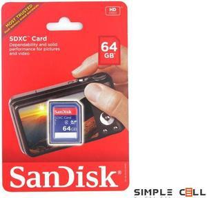 SanDisk 64GB Secure Digital Extended Capacity (SDXC) Flash card Model SDSDB-064G-A46