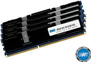 OWC 64GB ( 4x16GB ) PC3-10600 DDR3 ECC 1333MHz SDRAM DIMM 240 Pin Memory Upgrade kit For MacPro 'Nehalem'& Westmere' models.Perfect For the Mac Pro 8-core and Quad-core Xeon systems.OWC1333D3X9M064