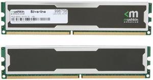 Mushkin Enhanced 4GB (2 x 2GB) Silverline DDR2 PC2-5300 667MHz 240-Pin Desktop Memory Model 996756