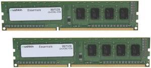 Mushkin Enhanced  4GB (2 x 2GB) Essentials DDR3 PC3L-12800  1600MHz 240-Pin Desktop Memory Model 997029