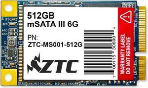 ZTC 512GB Bulwark V2 mSATA 6G 50mm Enhanced SSD Solid State Drive Model ZTC-MS001-512G