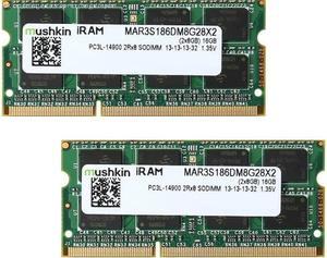 Mushkin Enhanced 16GB (2 x 8GB) iram DDR3L PC3L-14900 1866MHz 204-Pin Memory for Apple Model MAR3S186DM8G28X2