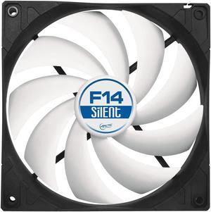 ARCTIC F14 Silent, Ultra Quiet 140 mm Case Fan, Virtually Silent Fan at 0.08 Sone, 3 -Pin Fan with Standard Case for Quiet and Efficient Ventilation Model ACFAN00076A