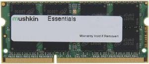 Mushkin 8GB(1X8) ESSENTIALS DDR4 SODIMM PC4-2400 2400MHz 288-pin Laptop Memory Model MES4S240HF8G