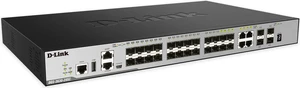 D-Link 28 Port Layer 3 Stackable Managed Gigabit Switch including 4 10GbE Ports Model DGS-3630-28SC/SI D-Link 28 Port Layer 3 Stackable Managed Gigabit Switch including 4 10GbE Ports Model DGS-3630-28SC/SI