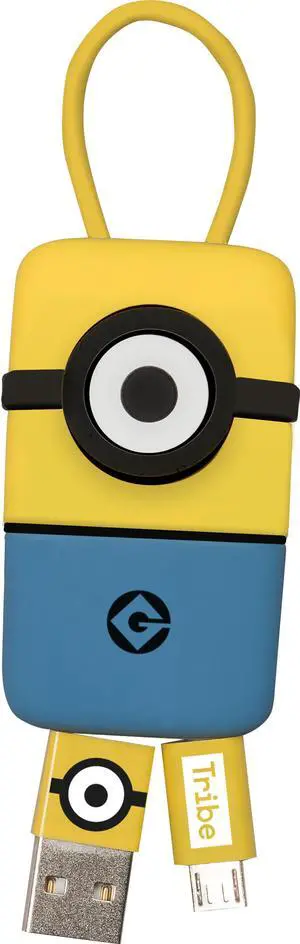 Tribe Minions Keyline Lightning USB 2.0 Cable 22cm Model CLR32100