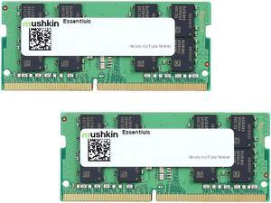 Mushkin 8GB (4GB x 2) Essentials 260-Pin DDR4 SO-DIMM DDR4 2666MHz Laptop Memory Model MES4S266KF4GX2