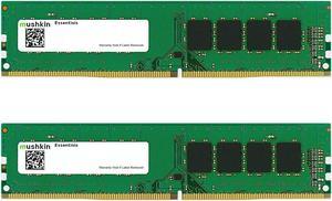 Mushkin 16GB (8GB X 2) Essentials DDR4 2666MHz Desktop Memory Model MES4U266KF8GX2