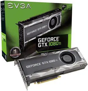 EVGA GeForce GTX 1080 Ti GAMING, 11GB GDDR5X, DX12 OSD Support (PXOC) Graphics Card