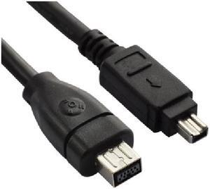 NEON Firewire IEEE 1394 180cm - 4-pin to 9-pin Connectors Cable Color Black Model C155-94B-1.8
