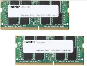 Mushkin Enhanced Essentials 64GB (2x32GB) DDR4 SODIMM PC4-2666 PC4 19200 Notebook Memory