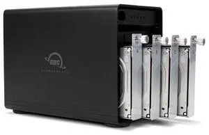OWC 24TB ThunderBay 4 RAID 5 Four-Drive Enterprise HDD Storage Solution With Dual Thunderbolt 3 Ports. Featuring SoftRAID. RAID-5 Pre-Configured. Thunderbolt 3 Cable Included.Model OWCTB3SRE24.0S