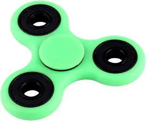EyezOff Flourescent Green Fidget Spinner POM Material 4-min Rotation Time
