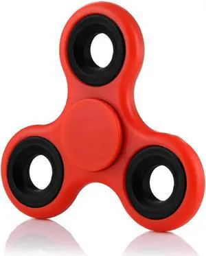 EyezOff Red Fidget Spinner ABS Material 1.5-min Rotation Time, Steel Beads Bearing