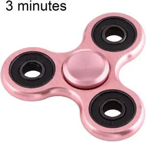 EyezOff Rose Gold Fidget Spinner Aluminium Alloy Material 3-min Rotation Time