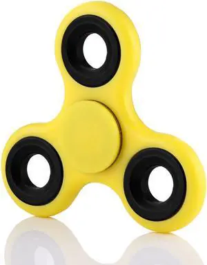 EyezOff Yellow Fidget Spinner ABS Material 1.5-min Rotation Time