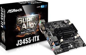 Asrock Intel J3455 Mini ITX DDR3-SDRAM Motherboard