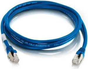 C2G 00677 Cat6a Cable - Snagless Shielded Ethernet Network Patch Cable, Blue (6 Feet, 1.82 Meters)