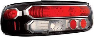 IPCW CWT-CE316CB Chevrolet Caprice 1991 - 1996 Tail Lamps, Crystal Eyes Bermuda Black