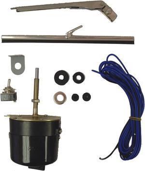 Omix-ada This 12-volt windshield wiper motor conversion kit from Omix-ADA fits 41-68 Ford/Willys/Jeep models.   19101.02