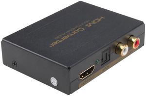 HDMI Converter - HDMI to HDMI + SPDIF + RCA L / R Audio Extractor (3.5mm L/R)