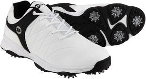 Ram Golf FX Tour Mens Waterproof Golf Shoes - White / Black 12