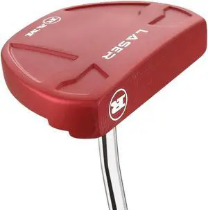 Ram Golf Laser Red Milled Face Mallet Putter - Headcover Included - 34"