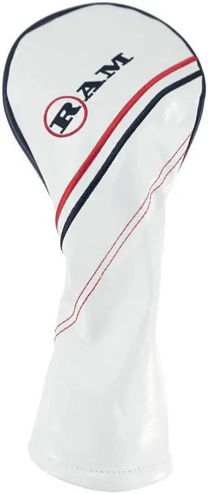 RAM FX GOLF CLUB HEADCOVERS For #5 FAIRWAY WOODS, WHITE