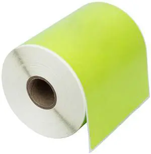 HOUSELABELS 4" x 6" Green Shipping Labels on 1" Core Compatible With Zebra and Rollo Printers, 1 Roll / 250 Labels per Roll HOUSELABELS 4" x 6" Green Shipping Labels on 1" Core Compatible With Zebra and Rollo Printers, 1 Roll / 250 Labels per Roll
