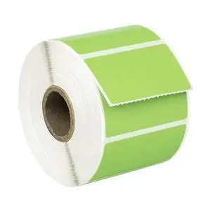 HOUSELABELS 2.25" x 1.25" Green Address Labels on 1" Core Compatible With Zebra and Rollo Printers, 1 Roll / 1,000 Labels per Roll HOUSELABELS 2.25" x 1.25" Green Address Labels on 1" Core Compatible With Zebra and Rollo Printers, 1 Roll / 1,000 Labels per Roll