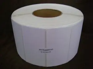 2 Rolls of 4" x 3" Direct Thermal Zebra FASSON Labels 3" inch Core 2800 Labels 4x3