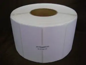 4 Rolls of 4" x 3" Direct Thermal Zebra FASSON Labels 3" inch Core 2800 Labels 4x3