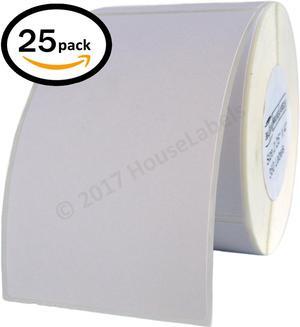 25 Rolls / 350 Labels ea. 2.25x4 (2.25" x 4") Direct Thermal Zebra/Eltron-Compatible -- BPA Free!