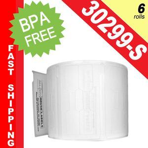 DYMO-Compatible 30299-S Synthetic Jewelry Labels (7/16" x 2-1/8") -- BPA Free! (1 Roll; 1,500 Labels per Roll)