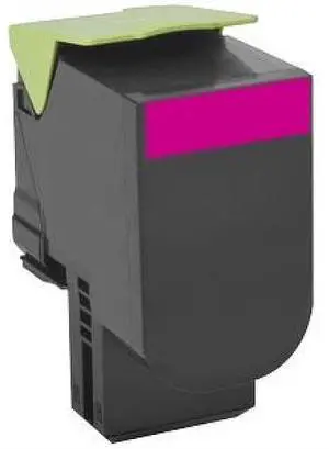 Lexmark 80C0HMG High Yield Return Program Toner Cartridge - Magenta