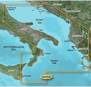 Garmin VEU453S - Adriatic Sea South Coast - SD Card