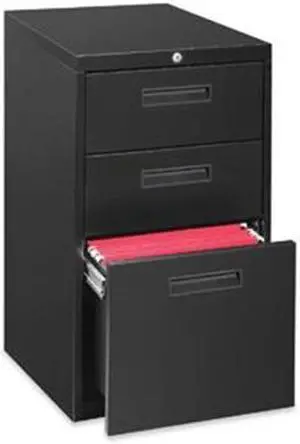 Lorell Mobile Pedestal B/B/F 15"x22"x27-3/4" Black 67737