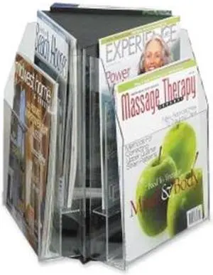 Safco Literature / Magazine Sorter and Rack 5698CL