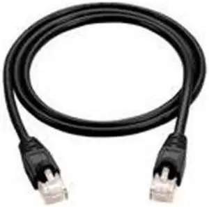 Black Box CAT5e Value Line Patch Cable, Stranded, Black, 1-ft. (0.3-m)