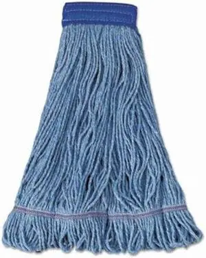 Boardwalk - UNS 504BL - Mop Head, Super Loop Head, Cotton/Synthetic Fiber, X-Large, Blue, 12/Carton