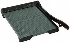 The Original Green Paper Trimmer 20 Sheets Wood Base 13" x 17 1/2"