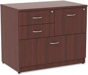 Lorell Essentials Lateral File - Side Panel, Edge, 35.5" x 22" x 29.5" Lateral File - 4 x Box Drawer(s), File Drawer(s)