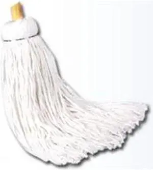 Boardwalk Deck Mop; 48" Wooden Handle 12oz Cotton Fiber Head 6/Pack 112C