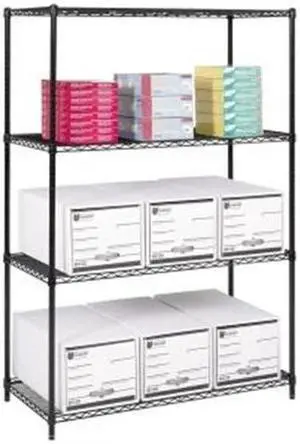 Safco 5294BL Industrial Wire Shelving