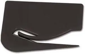 Business Source Letter Opener Plastic 2-7/8"x2-1/8" Black 11818