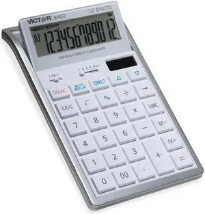 Victor 6400 Professional Desktop Calculator with Auto Replay, Check & Correct